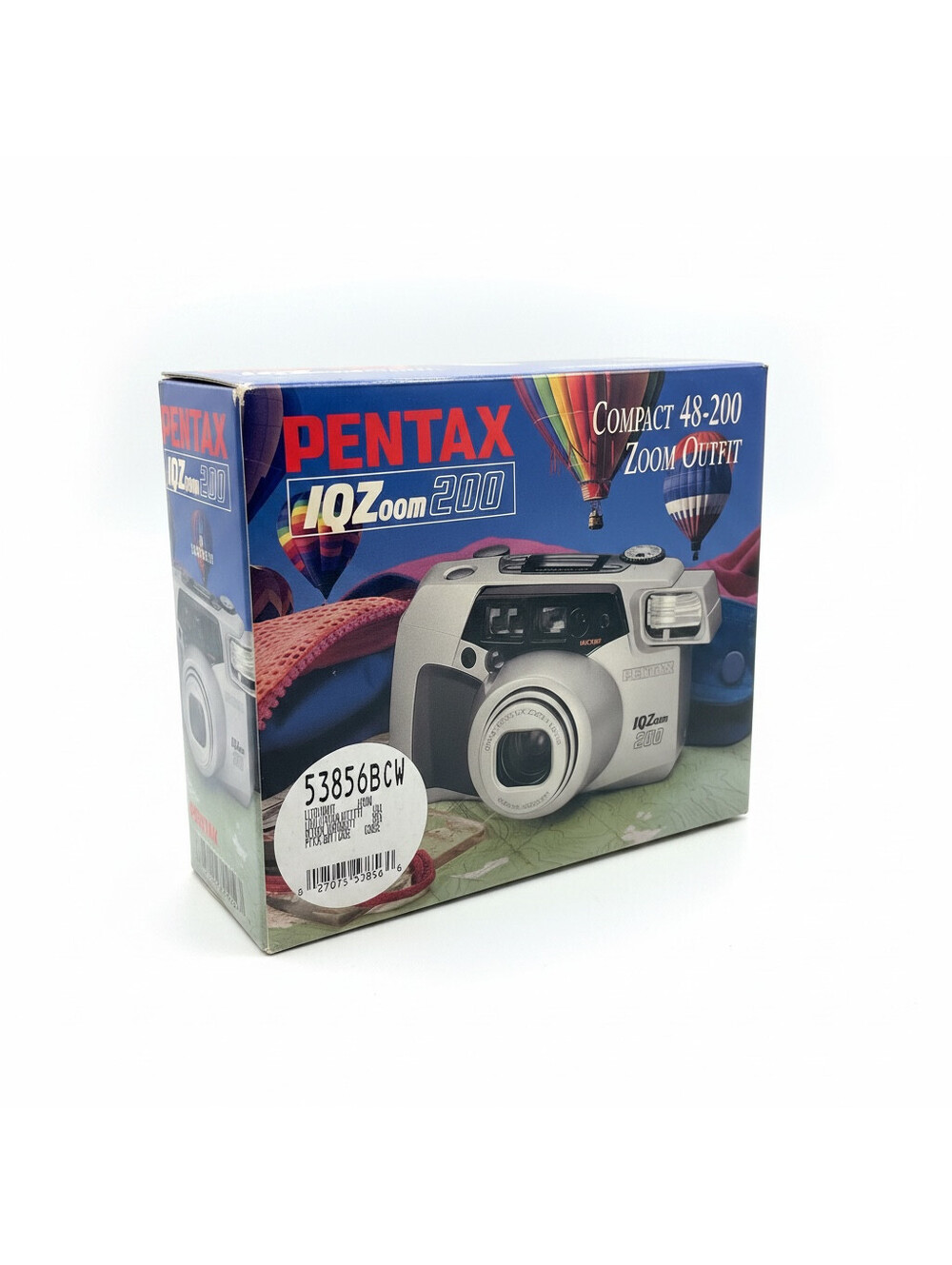 Pentax IQZoom 200 Film Camera Point & Shoot 48-200mm Lens With Case Manuals